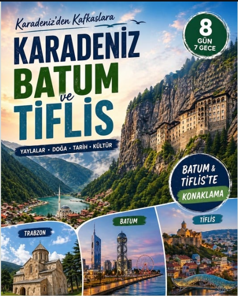 KARADENİZ YAYLALAR BATUM VE TİFLİS TURU 27 Haziran -17 Temmuz – 07 Ağustos
